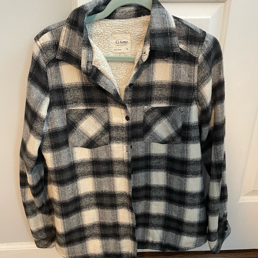 Fleece lined flannel